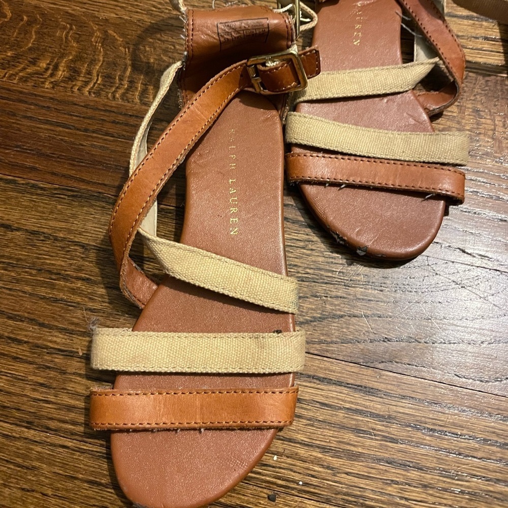 Beautiful Ralph Lauren strappy sandals